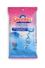 Spontex Vlhčené univerzální utěrky Sprint, 40 ks