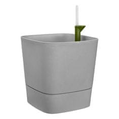 Elho květináč samozavlažovací Greensense Aqua Care Square - light concrete 38 cm