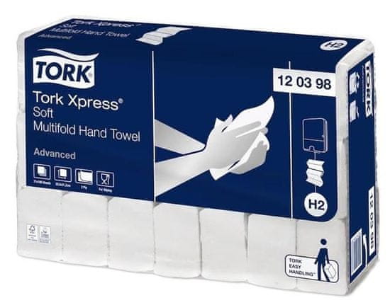 Tork Ručníky papírové skládané Xpress Advanced Soft bílá H2 3780 ks New - 1 krt