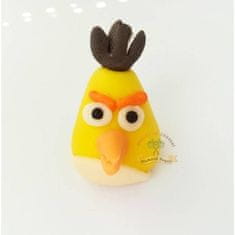 Figurka na dort Angry Birds Chuck 4cm z kokosové hmoty - Fagos