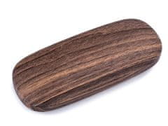 Pouzdro na brýle imitace dřeva 6x16 cm - hnědý dub