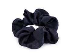 Gumička scrunchie do vlasů - modrá tmavá (20 ks)