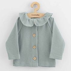 NEW BABY Kojenecký kabátek na knoflíky New Baby Luxury clothing Laura šedý 92 (18-24m)