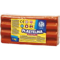 Astra Plastelína 1kg Červená, 303111006