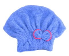 GFT Rychleschnoucí ručník - čepice na vlasy modrá