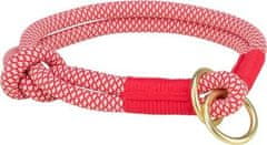 Trixie Soft Rope kulatý polostahovací obojek, červená/krémová