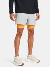 Under Armour Kraťasy UA LAUNCH 5'' 2-IN-1 SHORTS-GRY XXXL