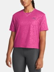 Under Armour Tričko Vanish Energy Emboss Crop SS-PNK XS