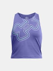 Under Armour Tílko Motion Branded Crop Tank-PPL M