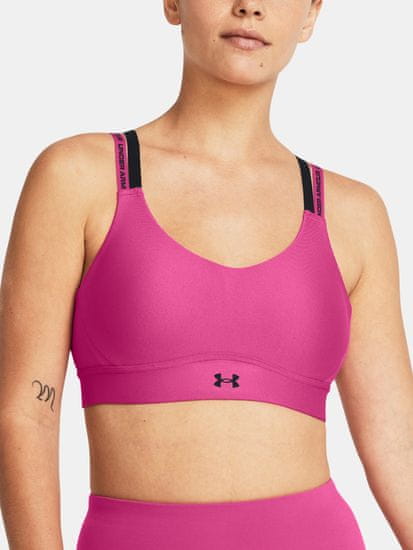 Under Armour Podprsenka UA Infinity Mid 2.0 Rib Bra-PNK