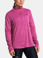 Under Armour Mikina Tech Textured 1/2 Zip-PNK S