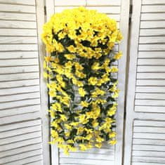 HOME & MARKER® Umělé květiny, Umělá orchidej, Umělé květiny jako živé (4×72×77 cm) | HANGROSE Žlutá