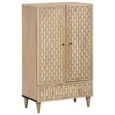 shumee Skříň highboard 60 x 33 x 100 cm masivní mangovníkové dřevo