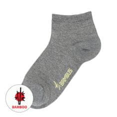 RS unisex letní kotníkové bambusové melírované ponožky 4302020 3pack, 35-38