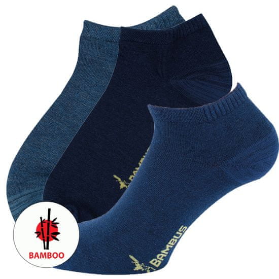 RS unisex letní sneaker bambusové melírované ponožky 43023 3pack