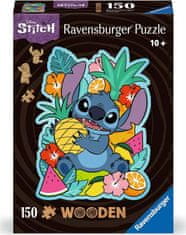 Ravensburger Dřevěné obrysové puzzle Disney: Stitch 150 dílků