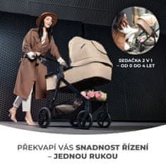 Kinderkraft kočárek NEWLY 4IN1 MINK PRO 2024 BEIGE