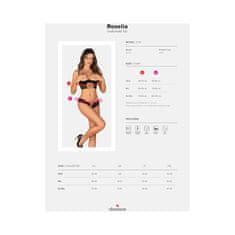 Obsessive Roxelia set - černý: XS/S