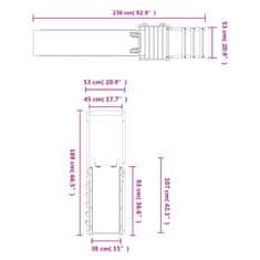 Vidaxl Dětské hřiště na zahradu masivní dřevo douglasky