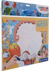 Clementoni Puzzle s malováním vodou Water Magic: Hlubiny moře 30 dílků