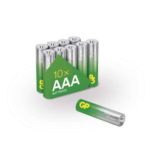GP Alkalická baterie GP Super AAA (LR03), 10 ks