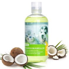 nobleza Šampon Pro Štěňata Psy A Kočky Pet Mild Coconut 250 Ml