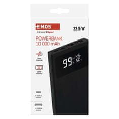 Emos Powerbanka EMOS BetaQ 10, 10 000 mAh, 22,5 W, černá