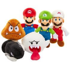 Jakks Pacific Plyšák Super Mario 19 cm Fire Mario 