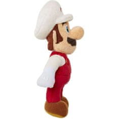 Jakks Pacific Plyšák Super Mario 19 cm Fire Mario 