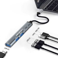 Qoltec  Hub Adapter USB-C 3.1 5in1