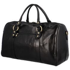 Delami Vera Pelle Elegantní cestovní taška Riffty, černá