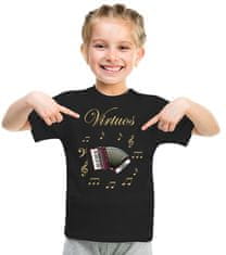 STRIKER Dětské tričko virtuos akordeon Dětská velikost: 10 let