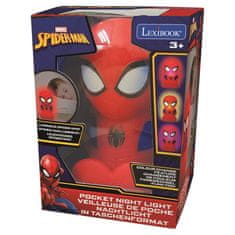 Lexibook Designové noční světlo LED 3D Spider-Man 13 cm