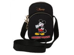 sarcia.eu Mickey Mouse Disney Černá kabelka/taška přes rameno, zlaté prvky 12x18x6 cm 