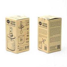 Qualy Design Dóza se lžičkou Lucky Mouse 10365, 250ml