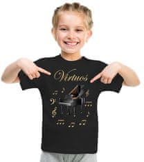 STRIKER Dětské tričko virtuos klavír Dětská velikost: 8 let