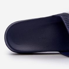 Klasické pánské žabky s pásky Navy Blue velikost 44