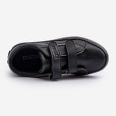 Big Star Dětské tenisky na suchý zip Black velikost 33