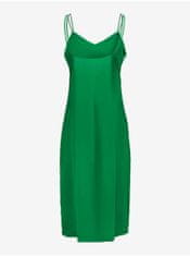 ONLY Zelené dámské saténové šaty ONLY Sia XS