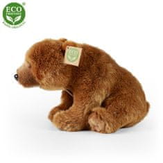 Plyšový medvěd Grizzly sedící 30 cm ECO-FRIENDLY