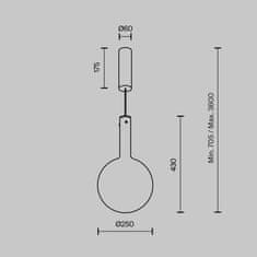 MAYTONI MAYTONI Závěsné svítidlo Nebula 3000K 6W MOD182PL-L6W3K