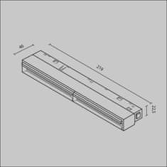 MAYTONI MAYTONI Kolejnicový systém Parete Magnetic track system Exility 3000K 12W 120d TR106-2-12W3K-B