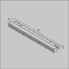 MAYTONI MAYTONI Kolejnicový systém Parete Magnetic track system Exility 3000K 18W 120d TR106-2-18W3K-W