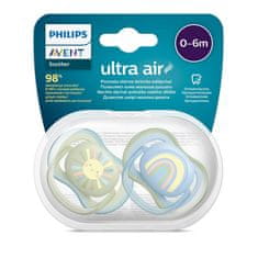 Šidítko Avent Ultra air 2ks 0- 6 m kluk - 0-6 m