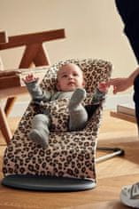 Babybjörn Lehátko Bliss Beige Leopard print cotton, tmavě šedá konstrukce