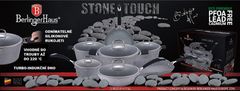 Berlingerhaus Wok s mramorovým povrchem s poklicí 28 cm Gray Stone Touch Line BH-1160