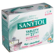 SANYTOL Tablety do myčky - 4v1, 40 ks