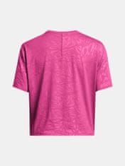 Under Armour Tričko Vanish Energy Emboss Crop SS-PNK XS