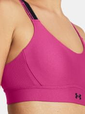 Under Armour Podprsenka UA Infinity Mid 2.0 Rib Bra-PNK S (D-DD)