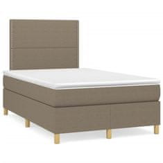 shumee Box spring postel s matrací taupe 120x190 cm textil